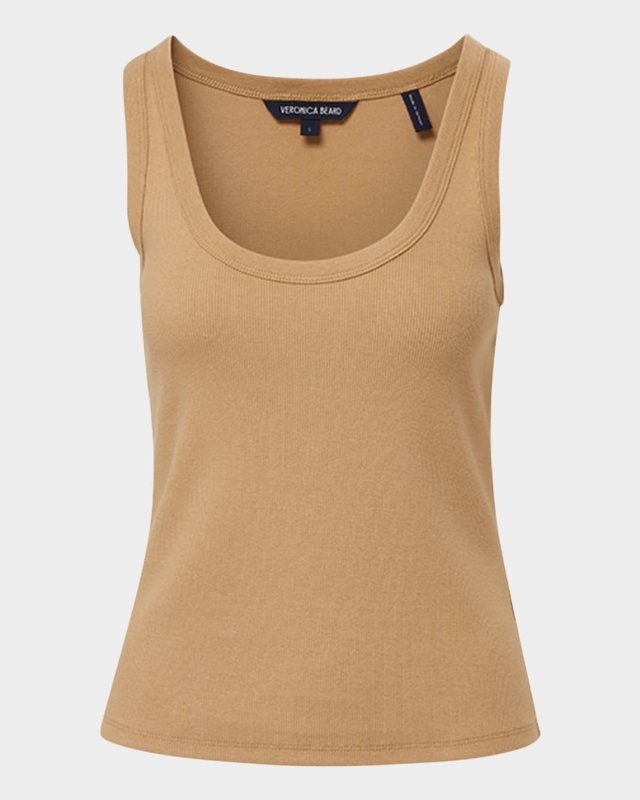 Birke Ribbed Scoop-Neck Tank Top